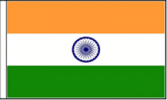 India Hand Waving Flags